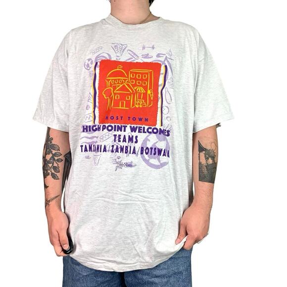 Vintage 90s Special Olympics Graphic T-shirt - Picture 2 of 5